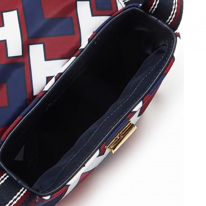 bandolera estampada tommy hilfiger inside