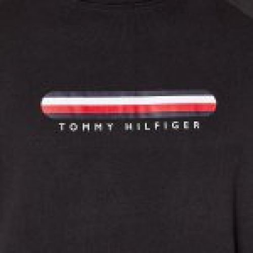 sudadera tommy sin capucha logo front logo